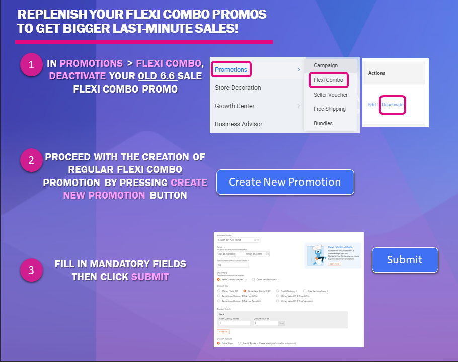 How to Replenish Your Stocks and Promotions Lazada Seller Center